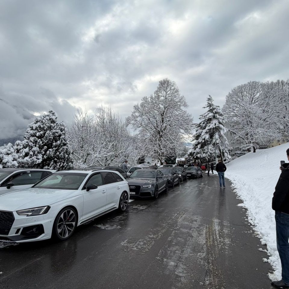 Sortie hivernale sous la neige